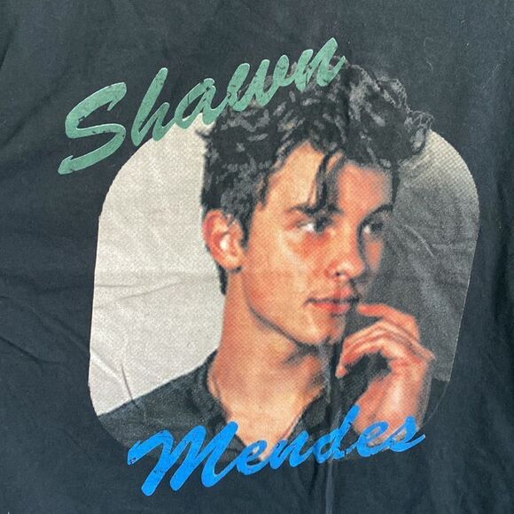 Shawn Mendes- black graphic tee- Size XL - Picture 2 of 5